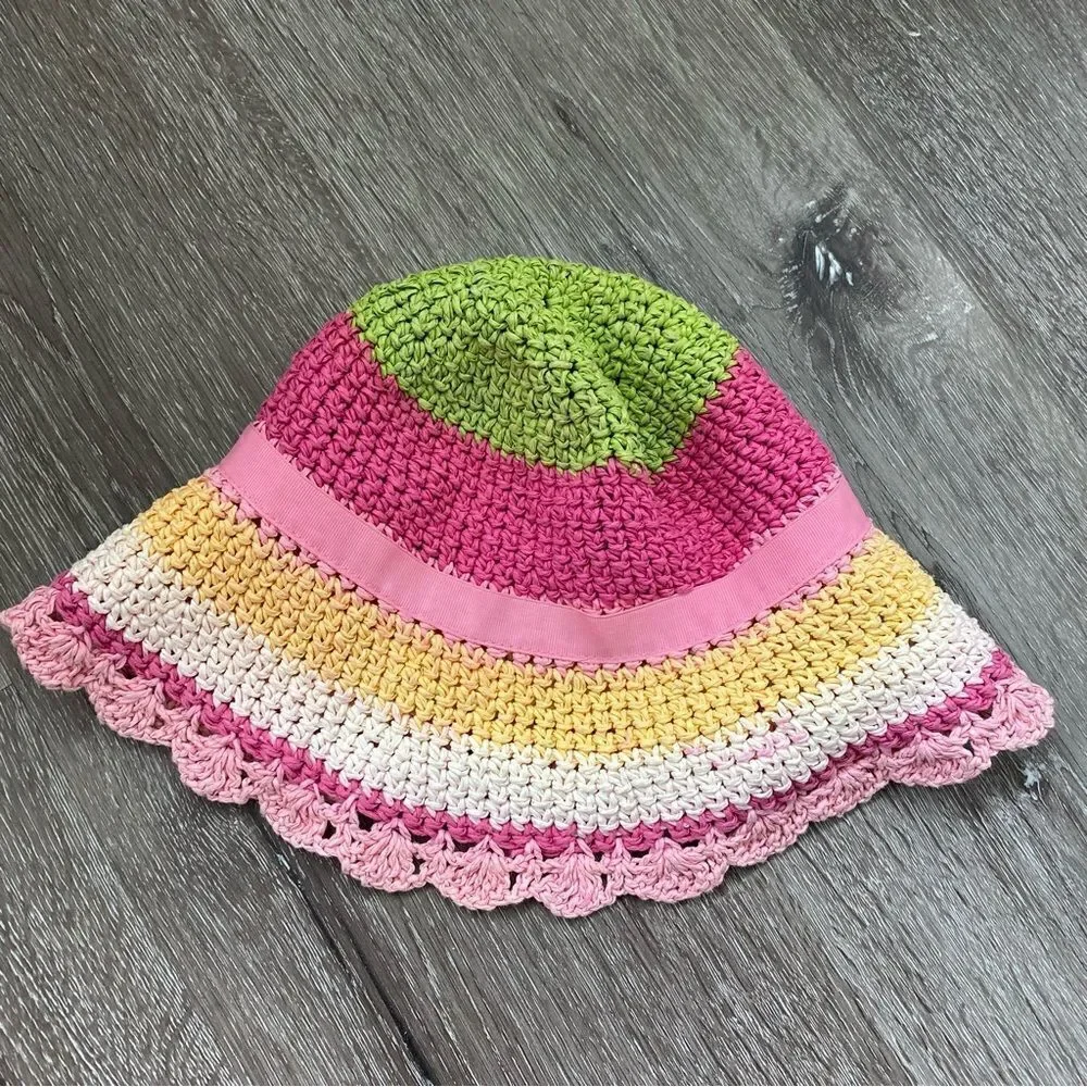 Gymboree 100% Paper Multi-Color Colorful Hat 3-4